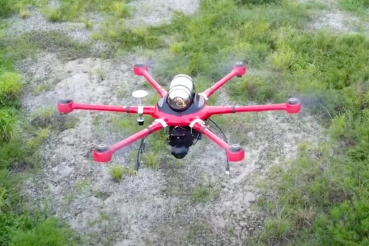 hyliumx drone con cella a combustibile